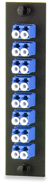8-Port (16 Fiber) LC SM Adapter Plate, Ceramic Sleeve - UFE-B-08LC-C