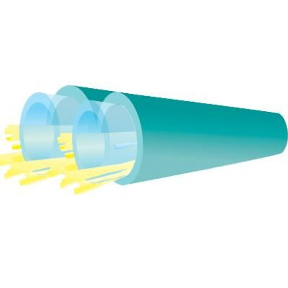 TLC 2mm Duplex Furcation Tube Aqua - F00FDX2NUA {Qty. 25, $0.75/ea.}