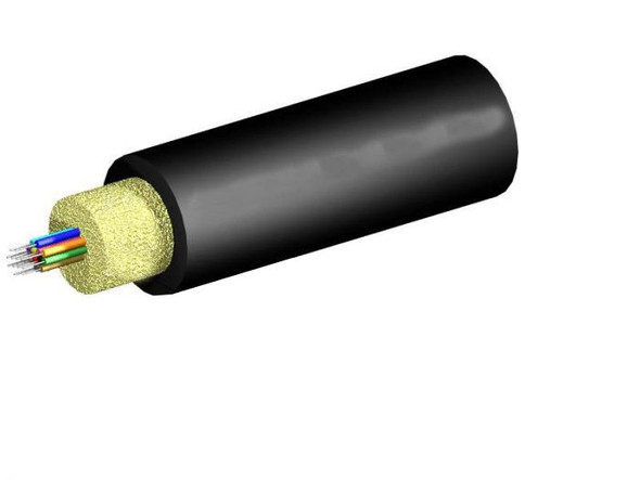 TLC 6 Fiber SM SMF28 Ultra Distribution Fiber Optic Cable w/AIA Plenum Yellow 14.15mm OD - S09DI06CZNPYAIA {Qty. 25, $2.85/ea.}