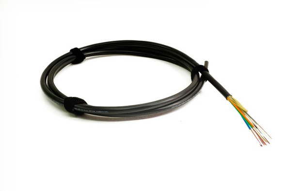 TLC Indoor/Outdoor Cable 72 Fiber Singlemode 9/125um SMF28 Ultra Gel Free Riser Black - S09DL72CZNRBL25 {Qty. 25, $3.55/ea.}