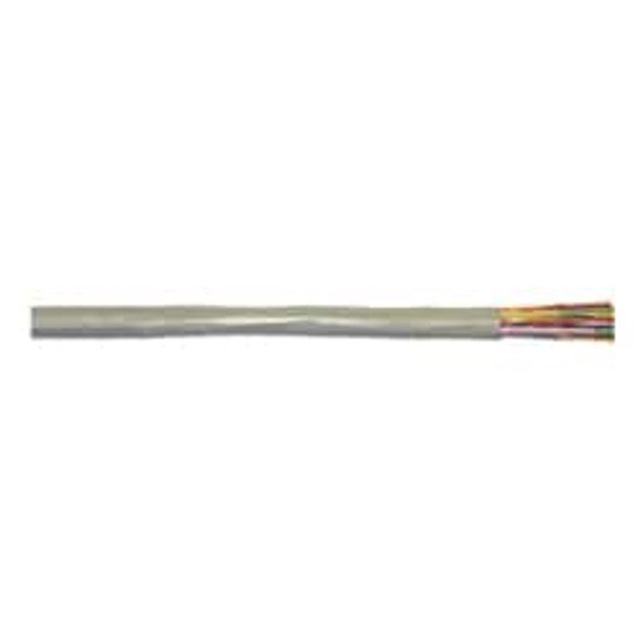 Copper Cable, 5 Pair, 22 AWG, Buried Service Wire, BW CF, Solid, PE/PVC, Black Jacket, 925 FT. Reel 25-525-80