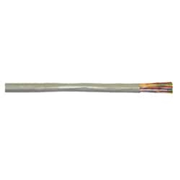 Copper Cable, 6 Pair, 22 AWG, Buried Service Wire, Solid, Polyolefin/PVC, Black Jacket, 800 FT. Reel 25-681-86