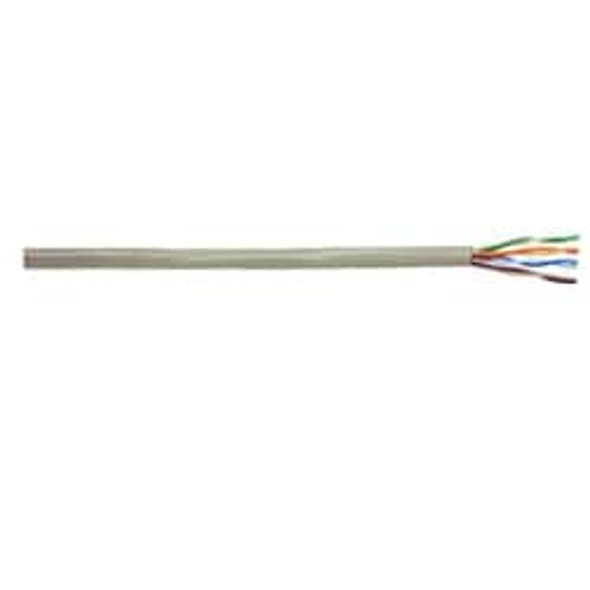 Outdoor Residential Copper Cable, 4 Pair, 24 AWG, Caregory 5e, Riser Rated, Grey Jacket, 1000 FT. Pop Box 51-240-31