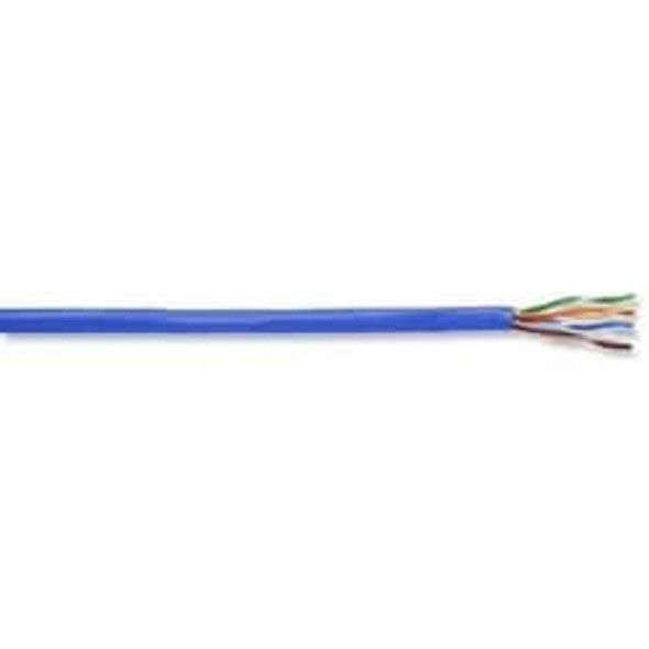 Riser Copper Cable, 4 Pair, 24 AWG, Solid Annealed Riser Copper Conductor, COBRA Category 5e+, PE/FRPVC, Blue Jacket, 1, 000 FT. Reel-In-A-Box 52-200-25