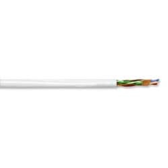 Copper Cable,4 Pair, 23 AWG DATAGAIN Category 6+ CMR White 1,000 FT. Reel-In-A-Box 66-246-4A