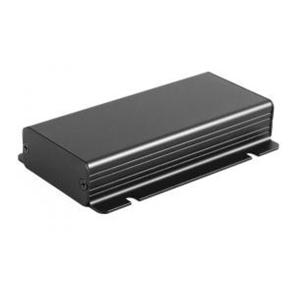Hammond Manufacturing 1455CF1201BK extruded aluminum enclosure w/ integral flanges