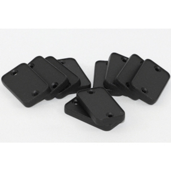 Hammond Manufacturing 1455DPLBK-10 black plastic bezels for 1455D enclosures- 10/pack