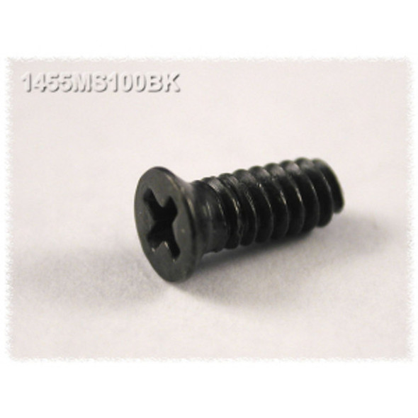 Hammond Manufacturing 1455MS100BK black screws for 1455 series enclosures - 100/pack