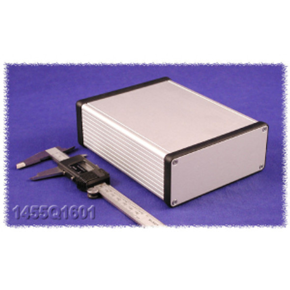 Hammond Manufacturing 1455Q1601 extruded aluminum enclosure w/ metal end panels