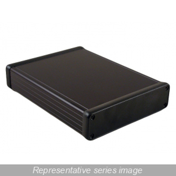 Hammond Manufacturing 1455TALBK-10 black aluminum end panels for 1455T enclosures- 10/pack