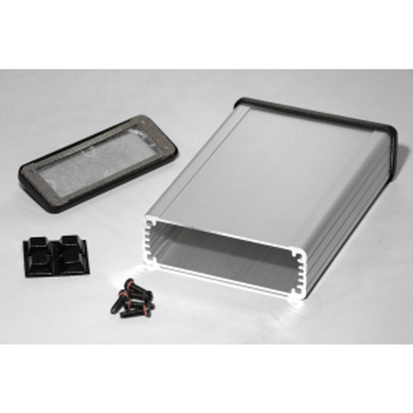 Hammond Manufacturing 1457J1202E EMI/RFI shielded extruded aluminum enclosure flanged panels 4.73x3.30x1.12