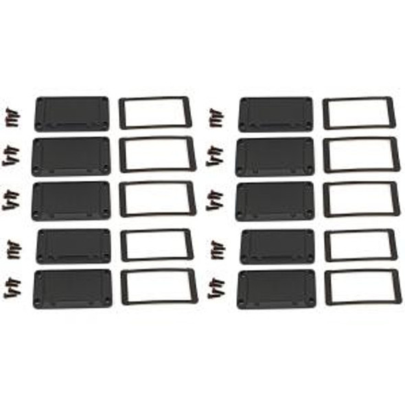 Hammond Manufacturing 1457KWPF-10 1457K flanged watertight end panels and gasket kit - 10/pack