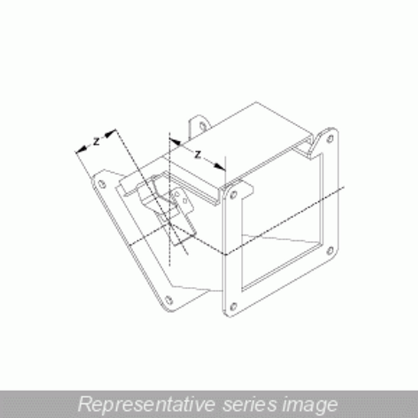 Hammond Manufacturing 1485D4Q 45 Degree Elbow Outside Opening