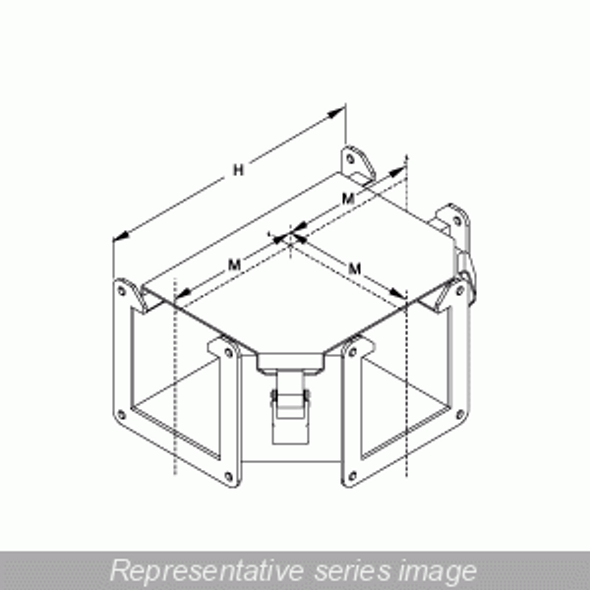 Hammond Manufacturing 1485DTN Tee Fitting Top Opening