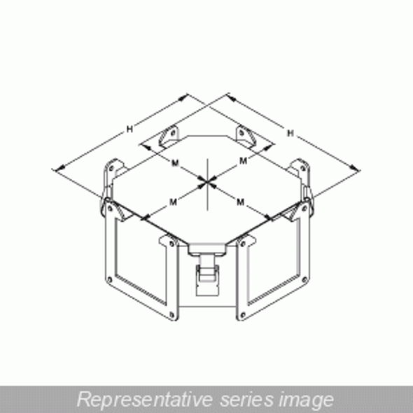 Hammond Manufacturing 1485EY Cross Fitting Hammond Manufacturing 1485EY Cross Fitting
