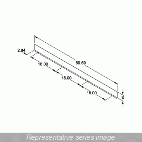 Hammond Manufacturing 1487CB60 Barrier Kit