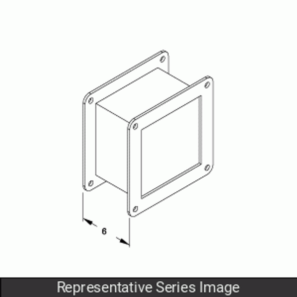 Hammond Manufacturing 1487CM6SS Stainless Steel Nipple
