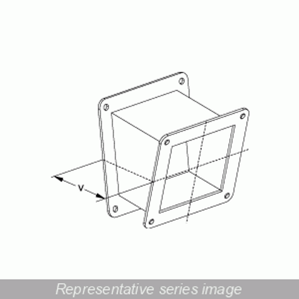 Hammond Manufacturing 1487D2P 22.5 Degree Elbow