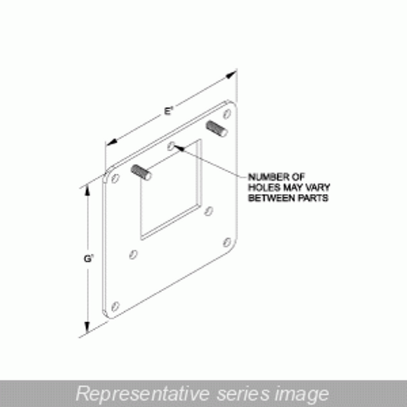 Hammond Manufacturing 1487ERED Edge Hole Reducer