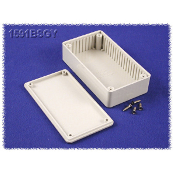 Hammond Manufacturing 1591BSGY enclosure - plastic