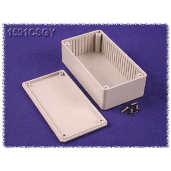 Hammond Manufacturing 1591CSGY enclosure - plastic
