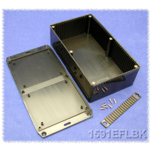 Hammond Manufacturing 1591EFLBK enclosure - plastic