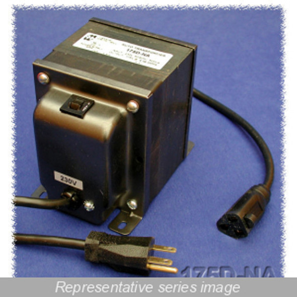 Hammond Manufacturing 175C-NA Autotransformer, plug-in,  230VAC, 50/60 Hz to 115VAC, 300VA, 175 Series