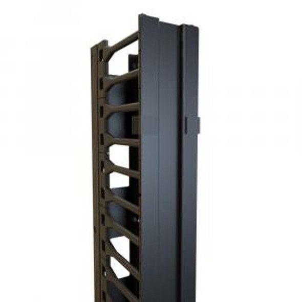 Hammond Manufacturing C4VFMC3044UBK 44U VVertical Finger Cable Manager