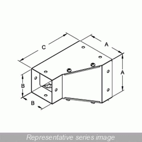 Hammond Manufacturing CWCRD64 Corner Reducer