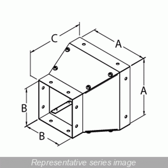 Hammond Manufacturing CWRD108 Reducer