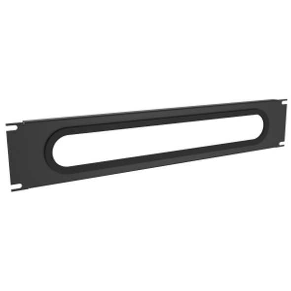 Hammond Manufacturing DNCE19BK1 2U Cable Entry Rack Panel