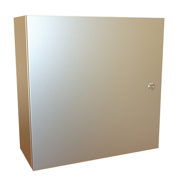 Hammond Manufacturing EN4SD20208S16 Type 4X Hinge Door Stainless Steel Wallmount Enclosure
