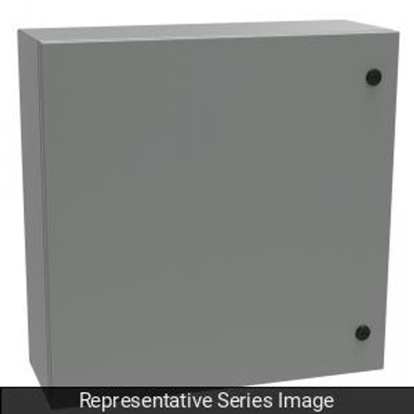 Hammond Manufacturing EN4SD243010GY Type 4 Hinge Door Mild Steel Wallmount Enclosure