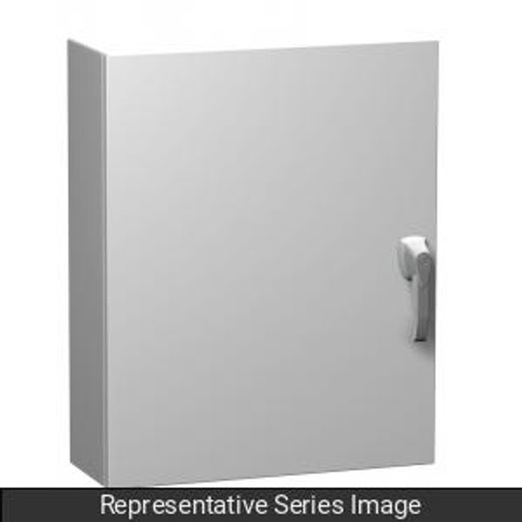 Hammond Manufacturing EN4SD363012SSWH Type 4X Hinge Door Painted White Stainless Steel Wallmount Enclosure