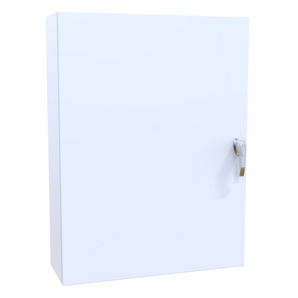 Hammond Manufacturing EN4SD483612SSWH Type 4X Hinge Door Painted White Stainless Steel Wallmount Enclosure
