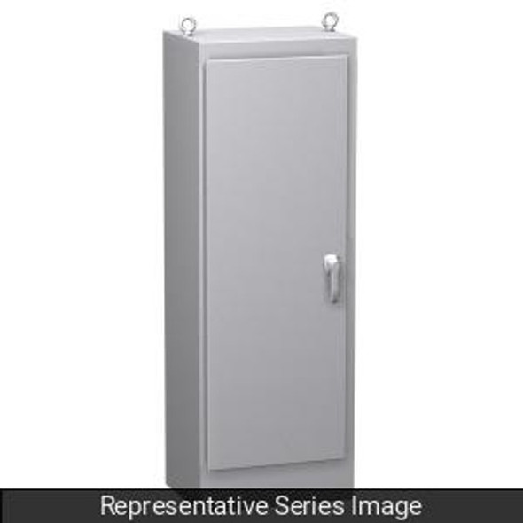 Hammond Manufacturing HN4FS723624S16 Type 4X Continuous Hinge Door Stainless Steel Single Access Freestanding Enclosure