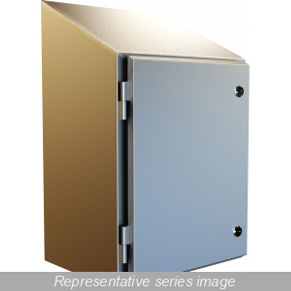 Hammond Manufacturing HWST363612S16 IP69K/Type 4X Stainless Steel Sloped Top Wallmount Enclosure