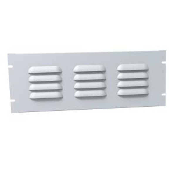 Hammond Manufacturing PVLL19007LG2 4U Louvered Steel Rack Panel