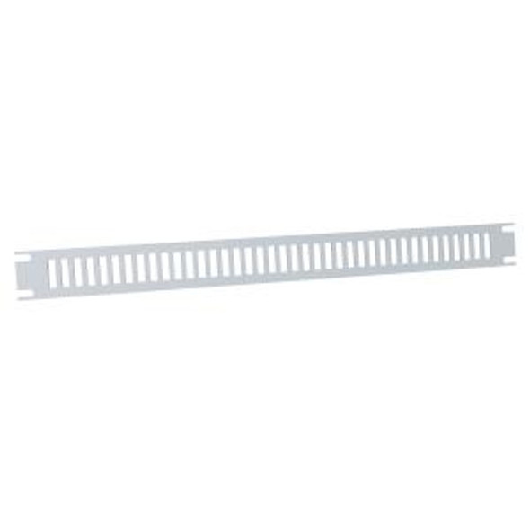 Hammond Manufacturing PVSA19001LG2 1U Slotted Aluminum Rack Panel