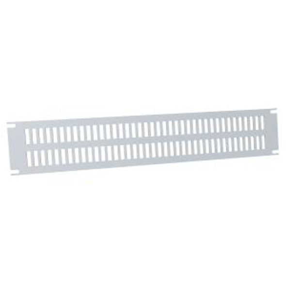 Hammond Manufacturing PVSS19003LG2 2U Slotted Aluminum Rack Panel