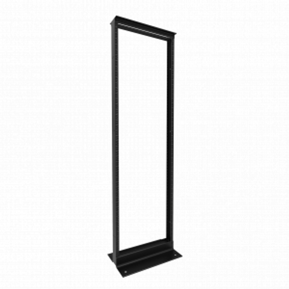 Hammond Manufacturing RB-2PA2345BK 45U 2-Post Open Frame Rack