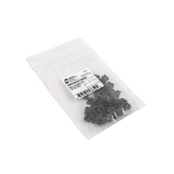 Hammond Manufacturing RM440SN100BK hardware - 4-40 speed nuts for RM top/bottom plate assembly - 100 pack