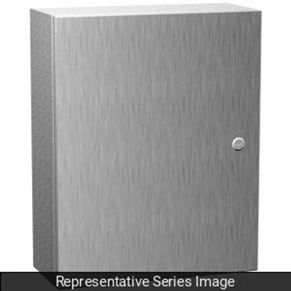 Hammond Manufacturing EN4SD363016SS Type 4X Hinge Door Stainless Steel Wallmount Enclosure