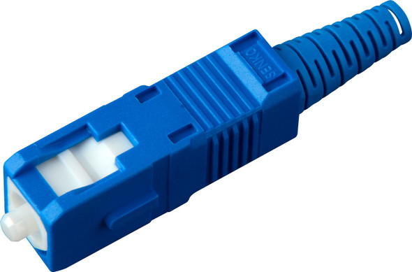 Senko 254-193-6L1 UPC Premium 125um SingleMode 3mm SC Fiber Connector - Blue