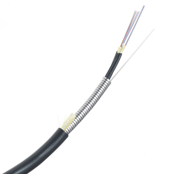 48 Fiber OM1 250um Plenum Indoor/Outdoor Armored Fiber Optic Cable