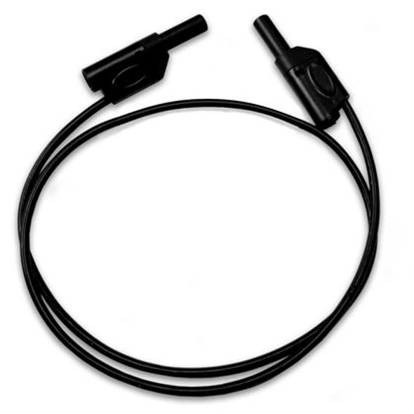 Mueller AI-000406 Test Lead: Stackable, Shrouded 4mm Banana Plugs, 48"