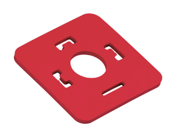 Binder 16-8085-001 Type A - Flat gasket, silicone red; Series 210 | American Cable Assemblies