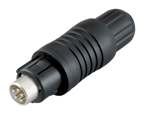 Binder 99-4905-00-03 Push-Pull Male cable connector, Contacts: 3, 3.5-5.0 mm, shieldable, solder, IP67 | American Cable Assemblies