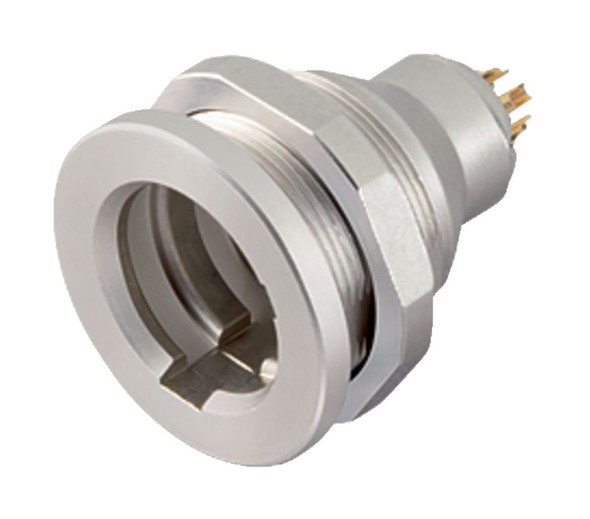 Binder 09-4931-015-08 Push-Pull Male panel mount connector, Contacts: 8, unshielded, solder, IP67 | American Cable Assemblies