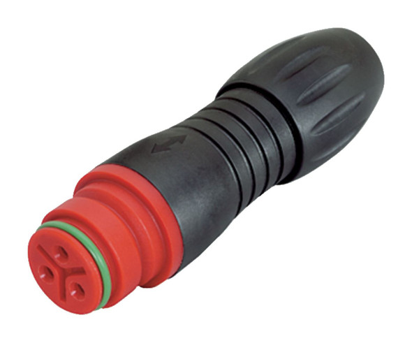 Binder 99-9134-52-12 Snap-In IP67 Female cable connector, Contacts: 12, 6.0-8.0 mm, unshielded, solder, IP67, VDE | American Cable Assemblies